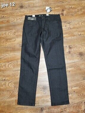 Joe Jean 12 X 32 Slim Straight Black Denim Nwtag
